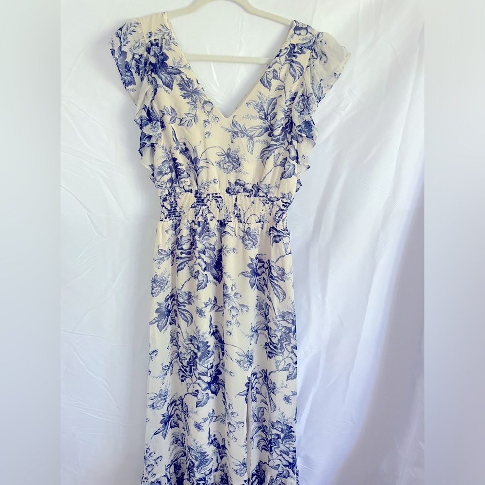 Express floral print maxi dress